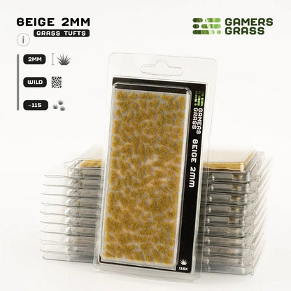 Beige 2mm Tufts-Gamers Grass-Radaddel
