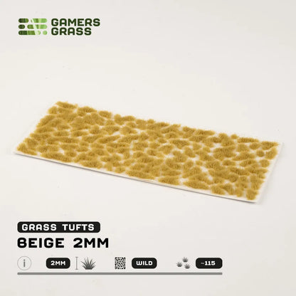 Beige 2mm Tufts-Gamers Grass-Radaddel
