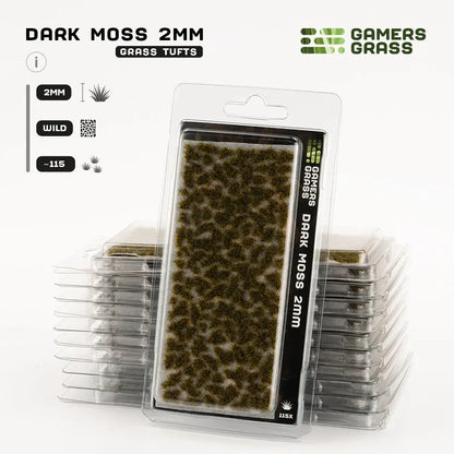 Dark Moss 2mm Tufts-Gamers Grass-Radaddel