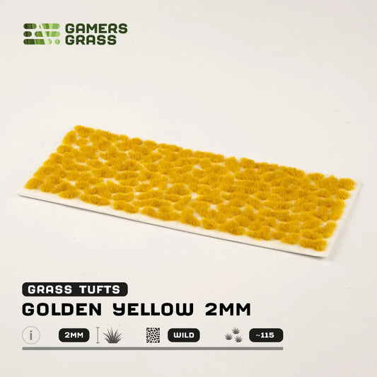 Golden Yellow 2mm Tufts-Gamers Grass-Radaddel