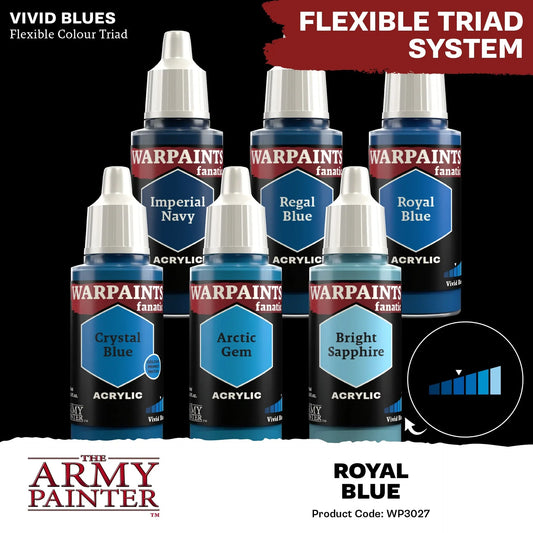 Royal Blue Fanatic WP-The Army Painter-Radaddel