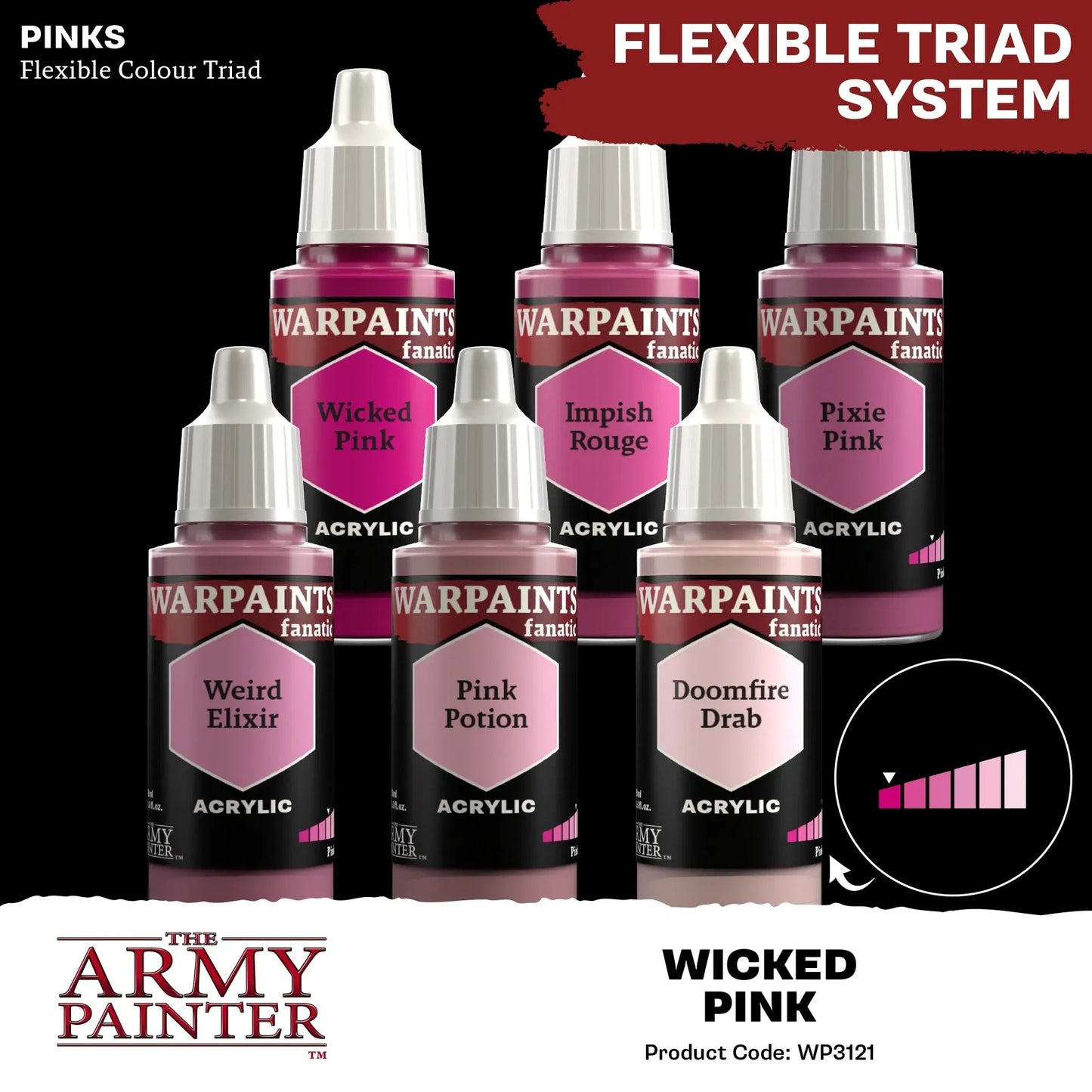Wicked Pink Fanatic WP-The Army Painter-Radaddel