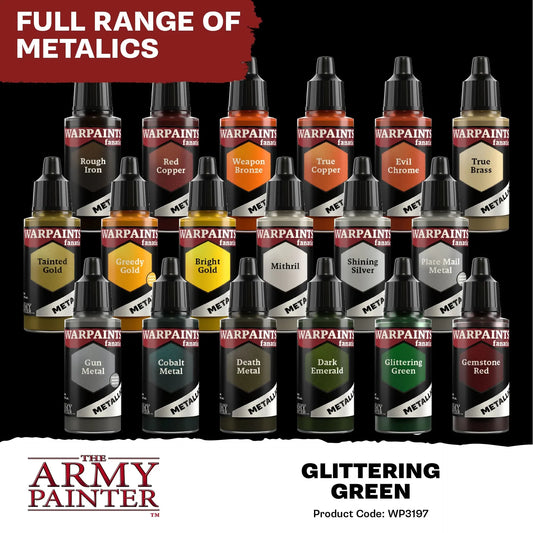 Glittering Green Fanatic Metallic-The Army Painter-Radaddel