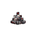 Chaos Demon Red Star Dice 16mm Round (25 Stück)-Baron of Dice-Radaddel