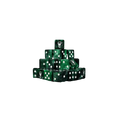 Tainted Knight Green Dice 16mm Square (25 Stück)-Baron of Dice-Radaddel