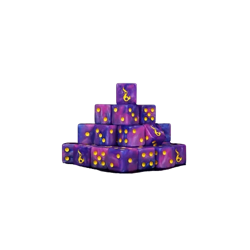 Eternal Flame Dice 16mm Square (25 Stück)-Baron of Dice-Radaddel