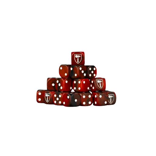 Axe of Bretonnia Dice 16mm Round (25 Stück)-Baron of Dice-Radaddel