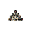 Necromancer Dice 16mm Round (25 Stück)-Baron of Dice-Radaddel