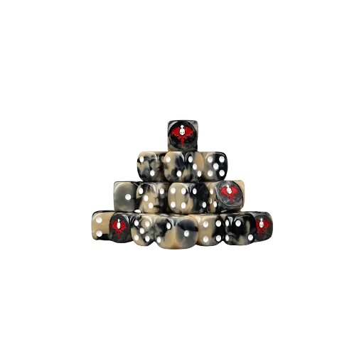 Necromancer Dice 16mm Round (25 Stück)-Baron of Dice-Radaddel