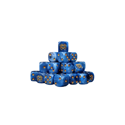 Entombed Skeleton Rune Dice 16mm Round (25 Stück)-Baron of Dice-Radaddel
