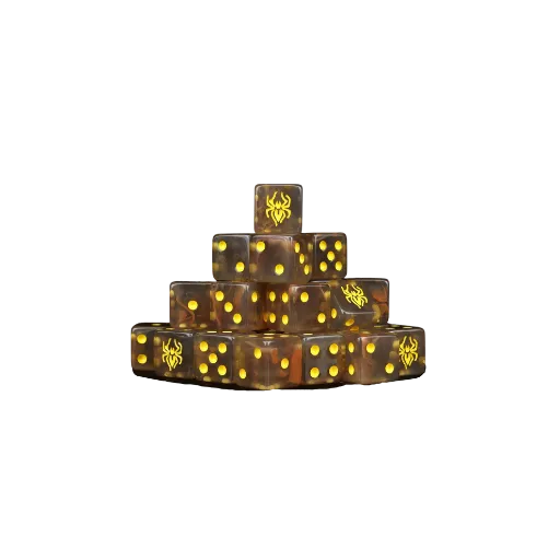 Spider Dice 16mm Square (25 Stück)-Baron of Dice-Radaddel