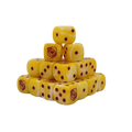 Bleeding Heart Dice 16mm Round (25 Stück)-Baron of Dice-Radaddel