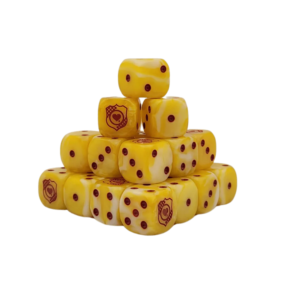 Bleeding Heart Dice 16mm Round (25 Stück)-Baron of Dice-Radaddel