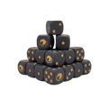 Golden Eagle Dice 16mm Round (25 Stück)-Baron of Dice-Radaddel