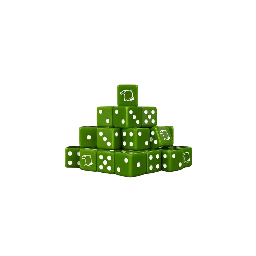 Eagle Dice 16mm Square (25 Stück)-Baron of Dice-Radaddel