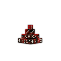 Fleur De Lis Dice 16mm Square (25 Stück)-Baron of Dice-Radaddel