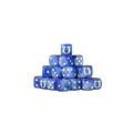Omega White Dice 16mm Round (25 Stück)-Baron of Dice-Radaddel