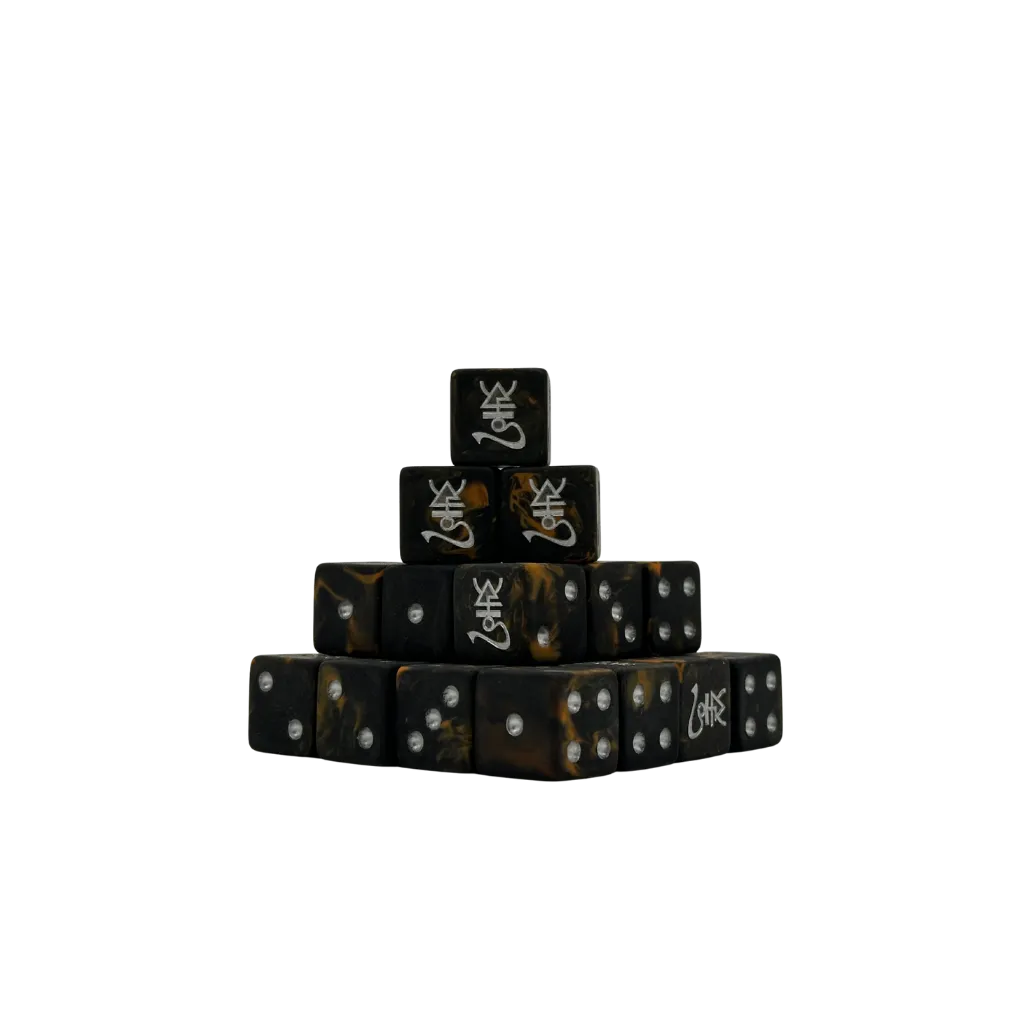 Dark Ones Dice 16mm Square (25 Stück)-Baron of Dice-Radaddel