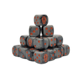 Orange Coffin Dice 16mm Round (25 Stück)-Baron of Dice-Radaddel
