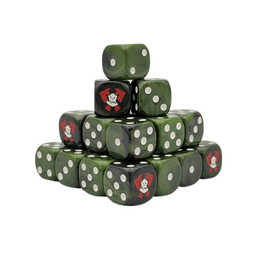 Bloody Orcs Dice 16mm Round (25 Stück)-Baron of Dice-Radaddel
