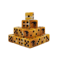 Crisis Robot Ochre Dice 16mm Square (25 Stück)-Baron of Dice-Radaddel