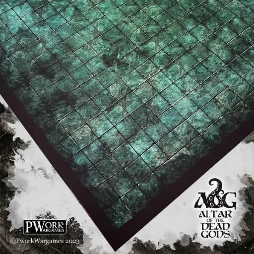 Altar Of The Dead Gods - Lost Temple Game Mat-PWork Wargames-Radaddel