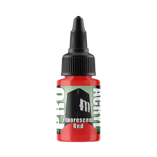 Pro Acryl Fluorescent Red (22ml)-Monument Hobbies-Radaddel
