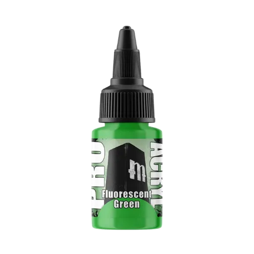 Pro Acryl Fluorescent Green (22ml)-Monument Hobbies-Radaddel
