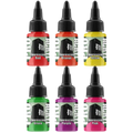 Pro Acryl Fluorescents Set (6x22ml)-Monument Hobbies-Radaddel