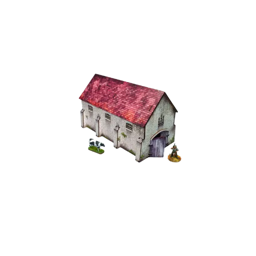 Pre-painted WWII Normandy Cowshed-Micro Art Studio-Radaddel