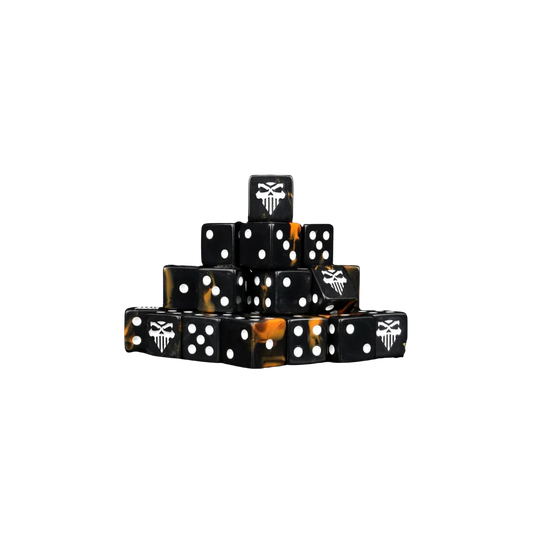 Seething Lava Square 16mm (25 Stück)-Baron of Dice-Radaddel