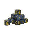 Black Moon Round 16mm (25 Stück)-Baron of Dice-Radaddel