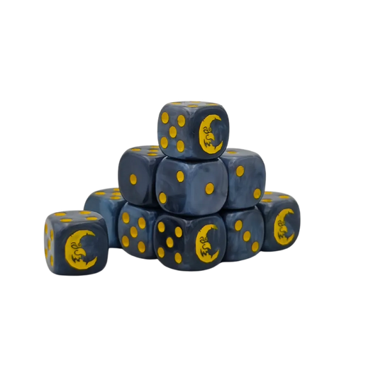 Black Moon Round 16mm (25 Stück)-Baron of Dice-Radaddel