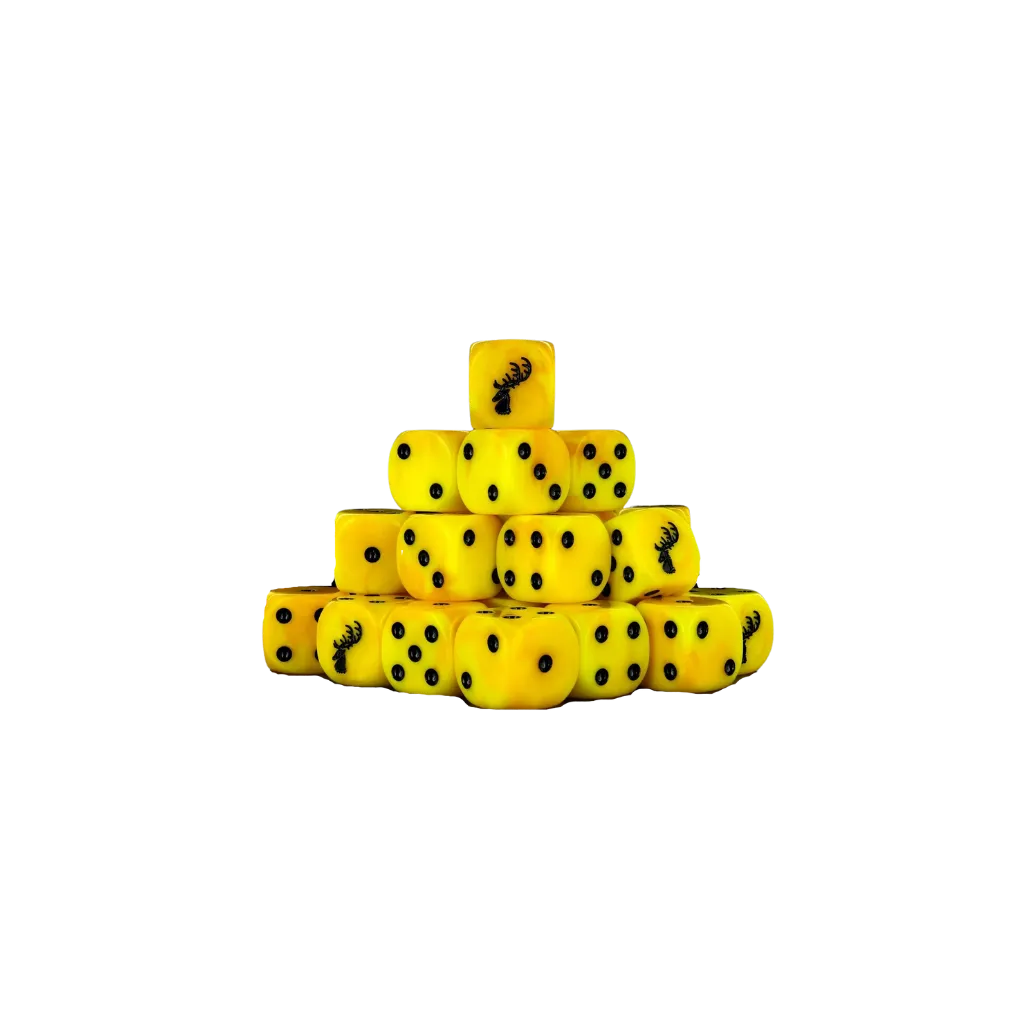 Stag Round 16mm (25 Stück)-Baron of Dice-Radaddel