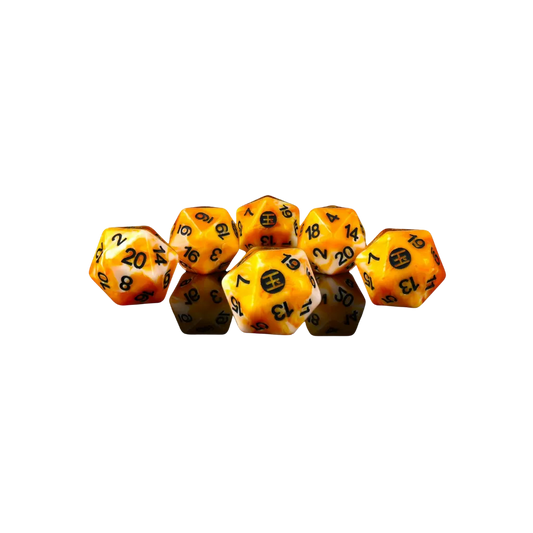 Infinity Yu Jing Official D20 (6 Stück)-Baron of Dice-Radaddel