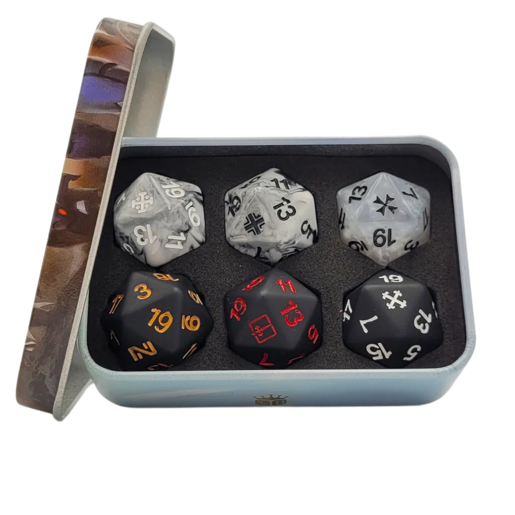 Infinity Offical Military Orders D20 (6 Stück)-Baron of Dice-Radaddel