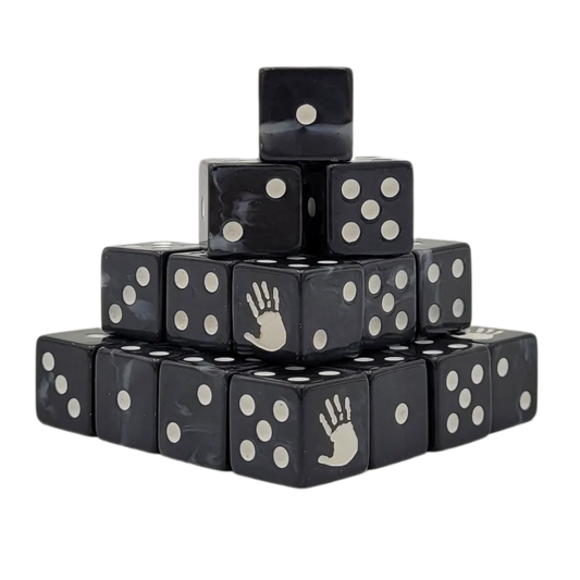 White Hand 16mm (25 Stück)-Baron of Dice-Radaddel
