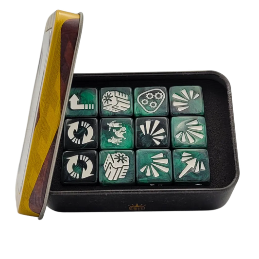 Vehicle Dice Set - Green-Baron of Dice-Radaddel