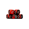 Scatter Dice Chaos Red Round (5 Stück)-Baron of Dice-Radaddel