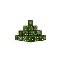 Military Gate Green Square 16mm (25 Stück)-Baron of Dice-Radaddel