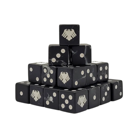 Raven Square 16mm (25 Stück)-Baron of Dice-Radaddel