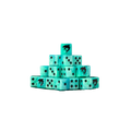 Great White Shark Square 16mm (25 Stück)-Baron of Dice-Radaddel
