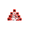 Japan Round 16mm (25 Stück)-Baron of Dice-Radaddel