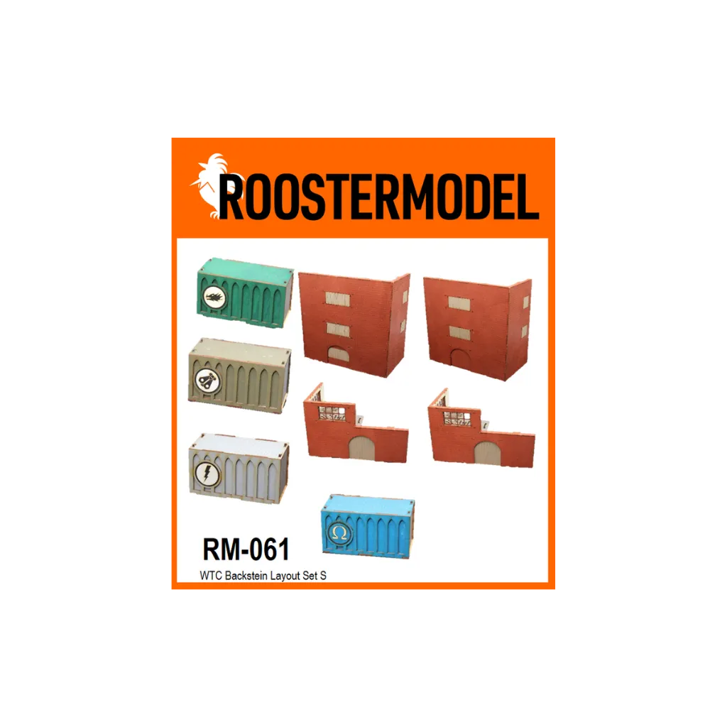 WTC Backstein Layout Set S-Roostermodel-Radaddel