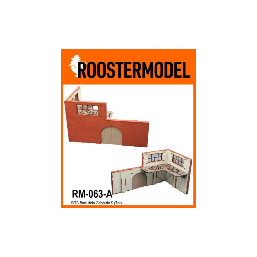 WTC Backstein Gebäude S (Tor)-Roostermodel-Radaddel