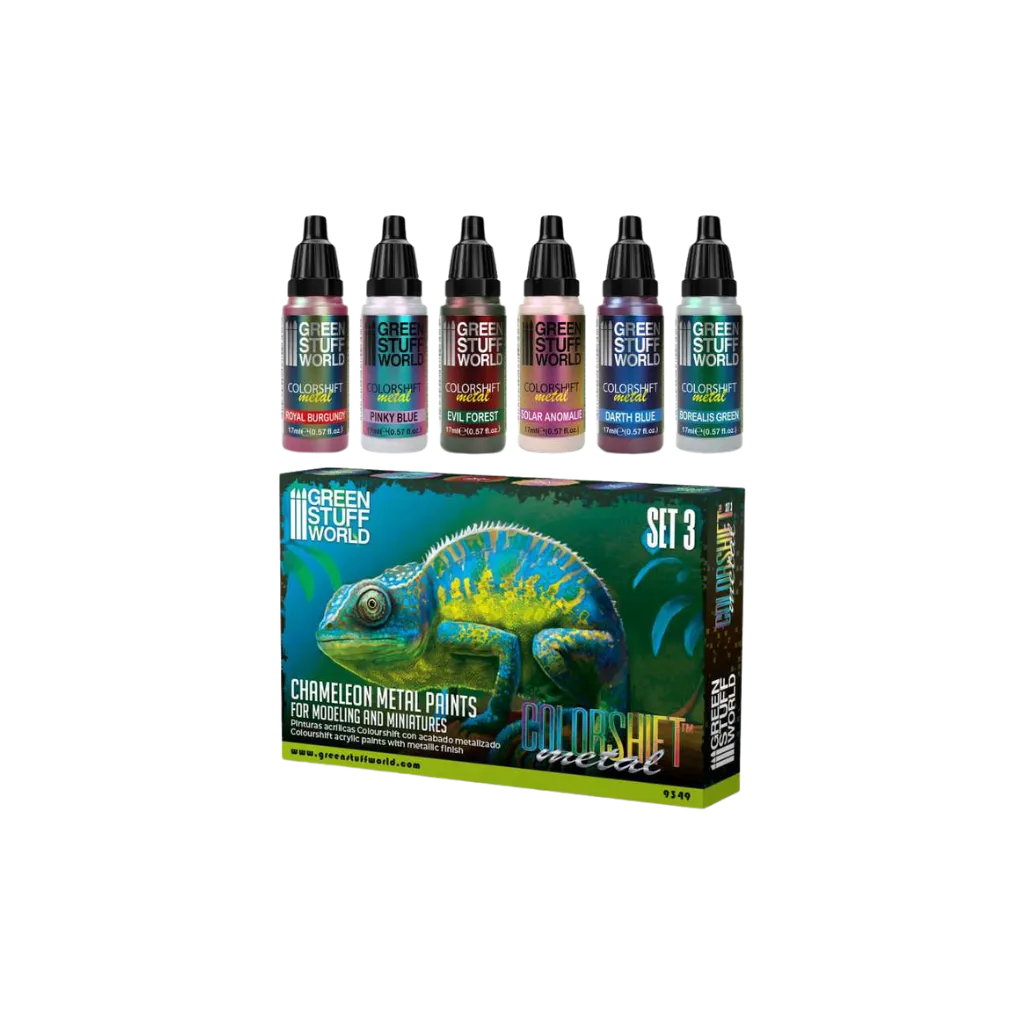 Chameleon Acrylic Paint Set 3-Greenstuff World-Radaddel