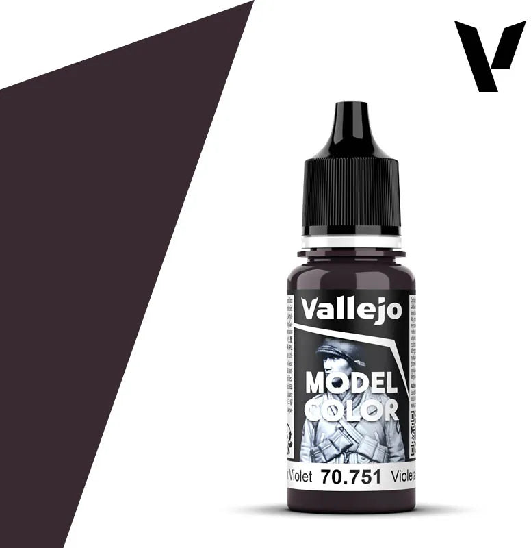 Model Color Black Violet 18 ml (54)-Vallejo-Radaddel