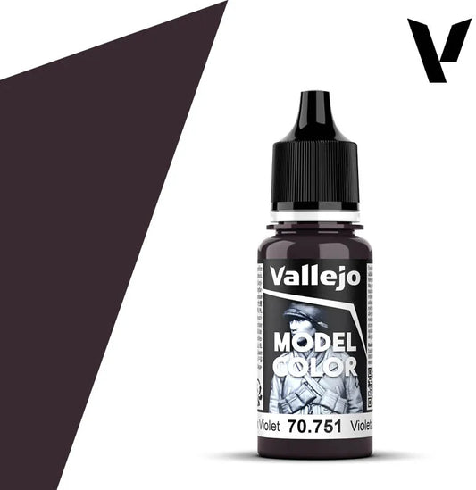 Model Color Black Violet 18 ml (54)-Vallejo-Radaddel