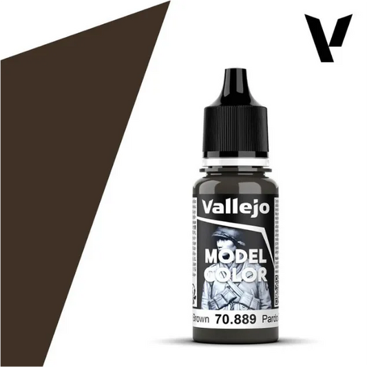 Model Color Olive Brown 18 ml (130)-Vallejo-Radaddel