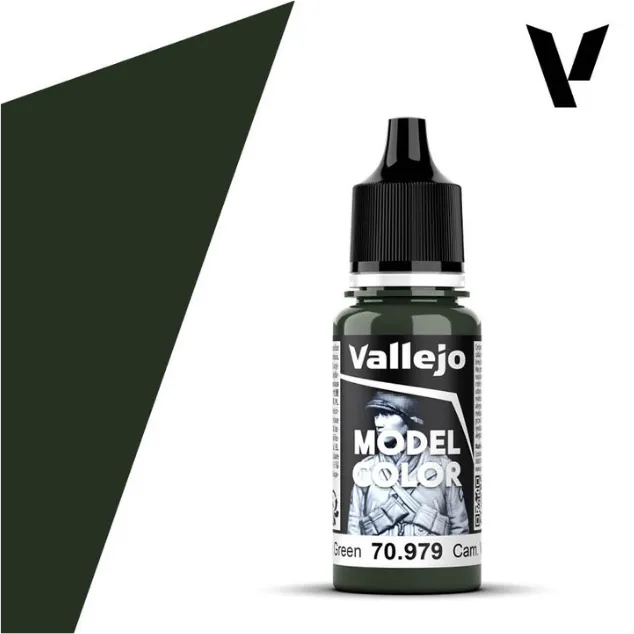 Model Color German Camouflage Dark Green 18 ml (89)-Vallejo-Radaddel